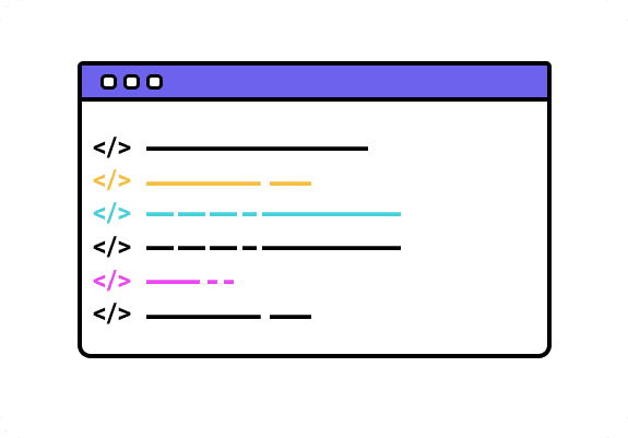 un site avec des balises html